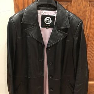 Wilson Black Leather Jacket